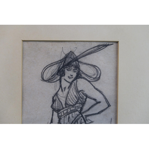 973 - MARGARET MORRIS (BRITISH 1891-1980)COSTUME DESIGN. CIRCA 1920Graphite on paper, 22 x 11cm (8.75 x 4.... 