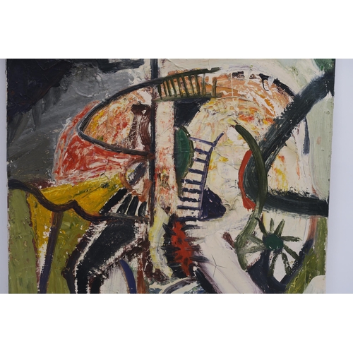 979 - ALEXANDER MCNEISH (SCOTTISH 1932-2000)ABSTRACT FIGUREOil on canvas, 72 x 46cm (28.25 x 18