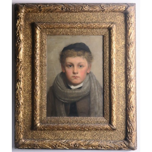 1125A - WILLIAM JOHNSON (19TH/20TH CENTURY)CHILDHOOD Oil, canvas laid on board, signed upper right, dated (1... 