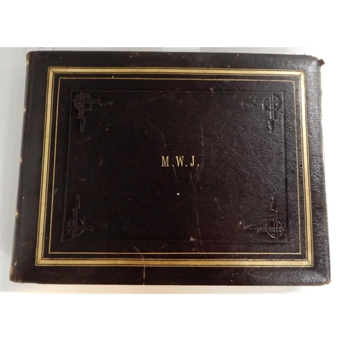 583 - A Victorian album of topographical photographs M.J.W.