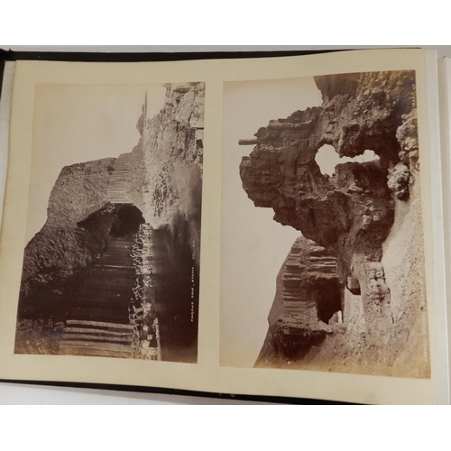 583 - A Victorian album of topographical photographs M.J.W.