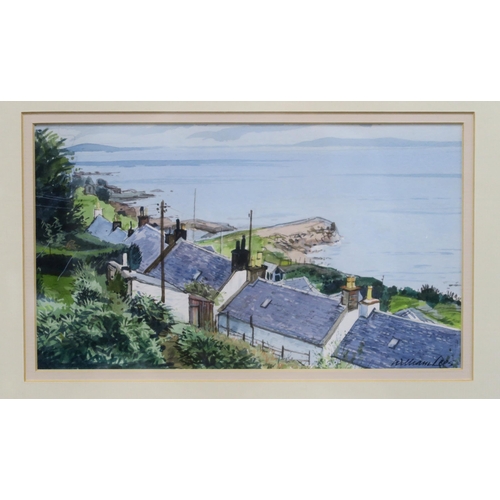 1010 - WILLIAM LEES (SCOTTISH)ARRAN VIEWWatercolour, signed lower right, 25 x 26cmTogether with AVISHAI RUS... 