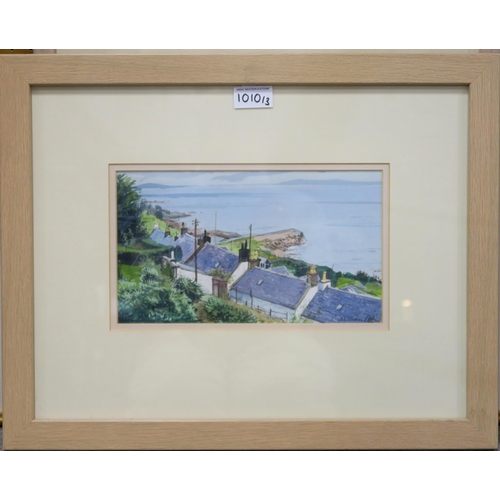 1010 - WILLIAM LEES (SCOTTISH)ARRAN VIEWWatercolour, signed lower right, 25 x 26cmTogether with AVISHAI RUS... 