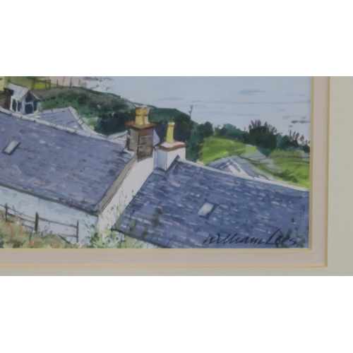 1010 - WILLIAM LEES (SCOTTISH)ARRAN VIEWWatercolour, signed lower right, 25 x 26cmTogether with AVISHAI RUS... 