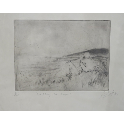 1010 - WILLIAM LEES (SCOTTISH)ARRAN VIEWWatercolour, signed lower right, 25 x 26cmTogether with AVISHAI RUS... 