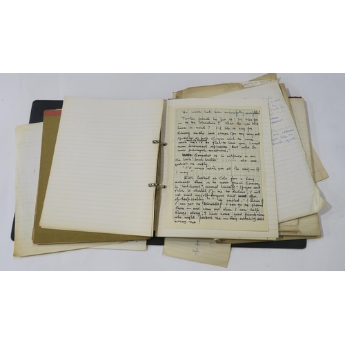 1034 - GEORGE CAMERON FOLEY (SCOTTISH b.FALKIRK 1910)MANUSCRIPT FOR PENIKINS with sketches, cartoons and pl... 