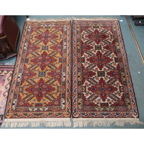 63 - A lot of two assorted 20th century Azeri rugs (2)