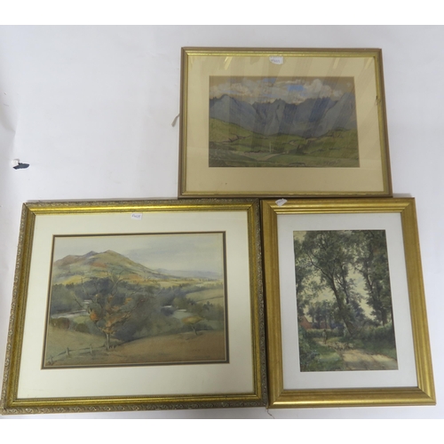 973 - VARIOUS WORKS to include landscapes in watercolour and oil (2 boxes, a lot)