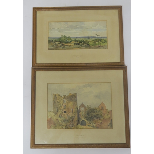 974 - VARIOUS WORKS to include watercolours, etchings and oil paintings (2 boxes, a lot)