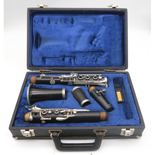 546 - A Martin Freres 740 clarinet serial number 84475 in fitted case