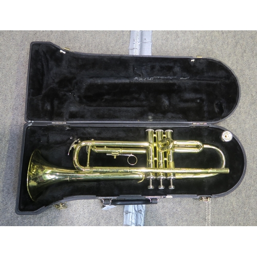 548 - A Taiwanese, Jupiter trumpet with a Besson 7C mouthpiece in case