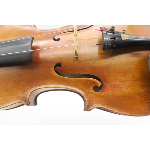 557 - An Italian violin with label to the interior DEGANI GIULIO di EUGENIO premiato con gran diploma d’on... 