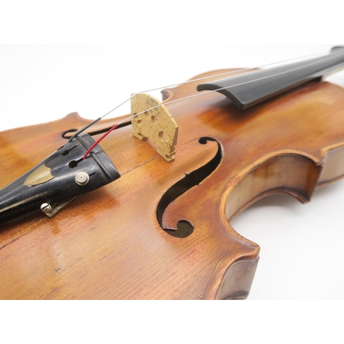 557 - An Italian violin with label to the interior DEGANI GIULIO di EUGENIO premiato con gran diploma d’on... 