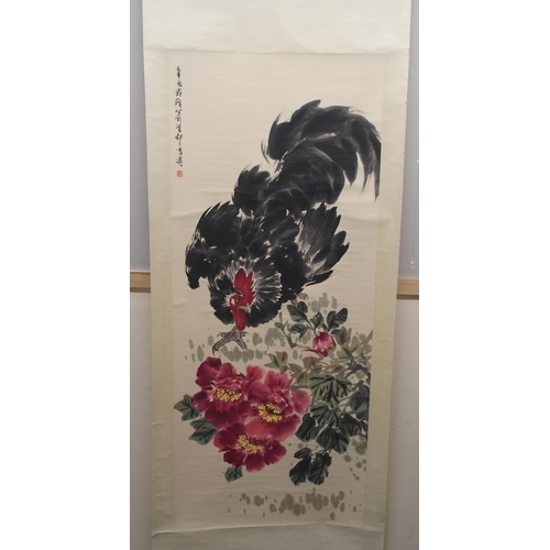 200 - SIGNED XUETAO SCROLL PAINTING