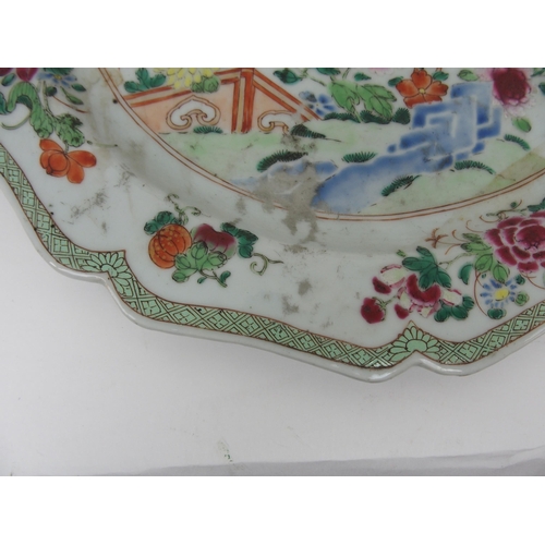 218 - A CHINESE FAMILLE ROSE TUREEN STAND