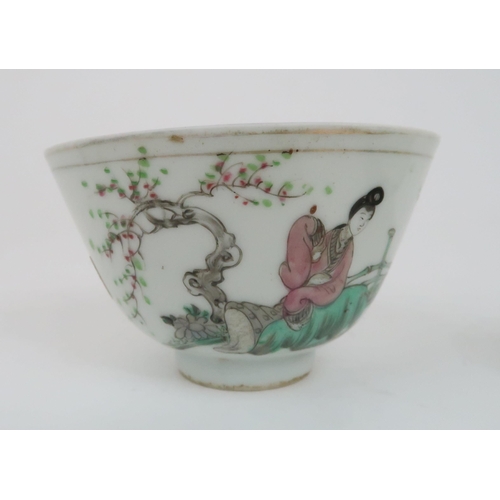 258 - A CHINESE OCTAGONAL BOWL