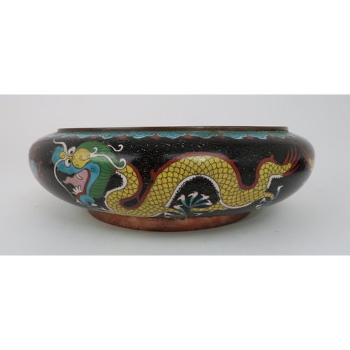 263 - A CHINESE CLOISONNE BOWL