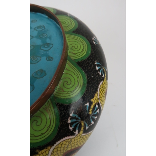 263 - A CHINESE CLOISONNE BOWL