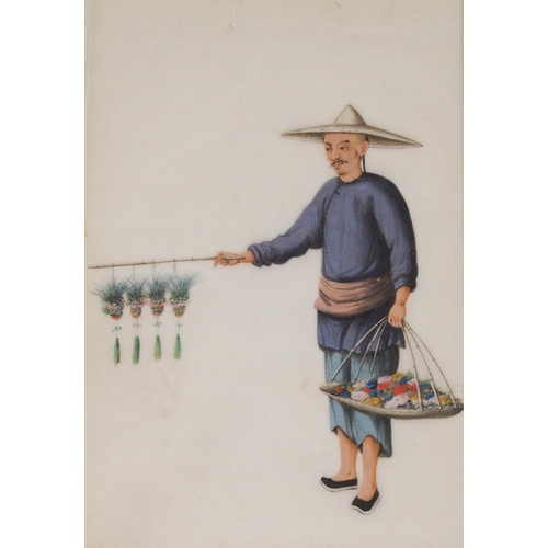 270 - EIGHT CHINESE EXPORT PAINTINGS