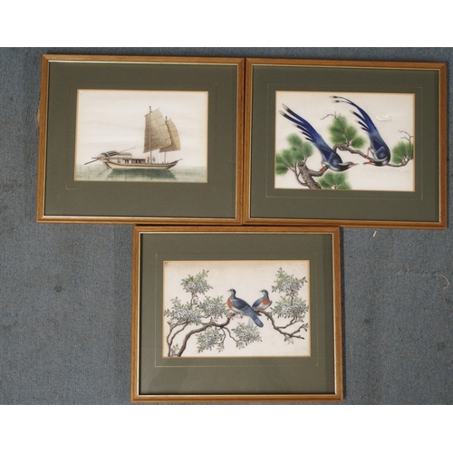 270 - EIGHT CHINESE EXPORT PAINTINGS