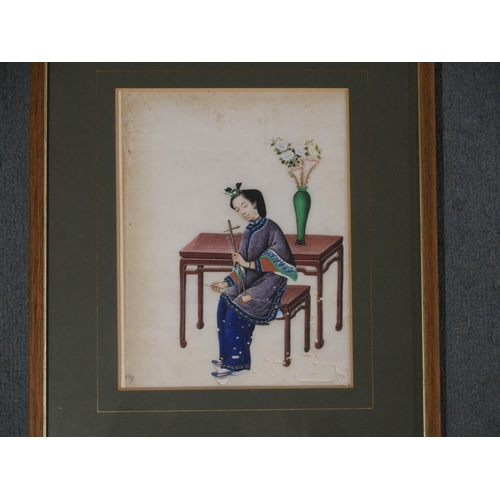 270 - EIGHT CHINESE EXPORT PAINTINGS