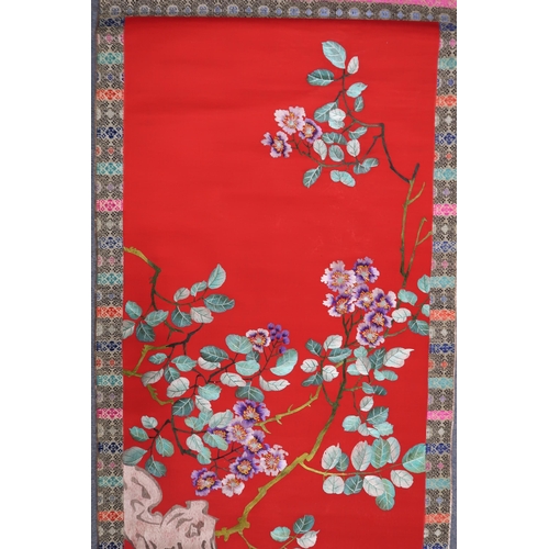 274 - A CHINESE SILK SCROLL