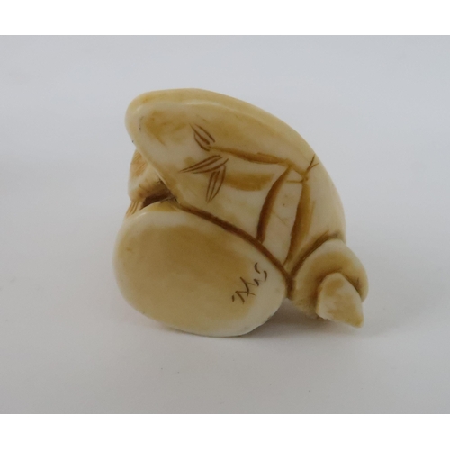 280 - FOUR IVORY NETSUKE