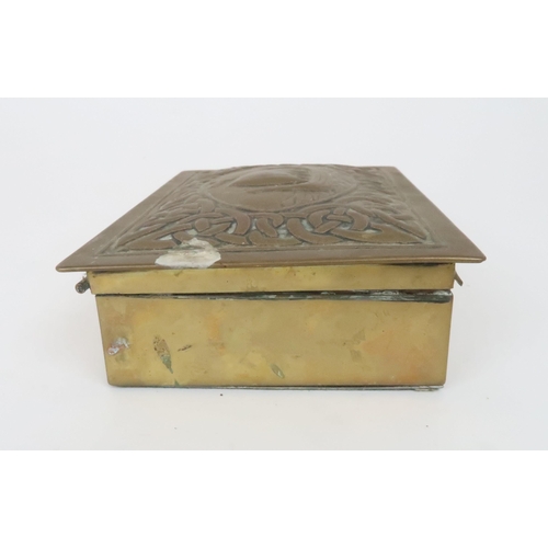 333 - AN ALEXANDER RITCHIE STYLE BRASS BOX