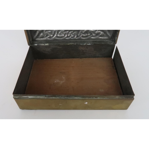 333 - AN ALEXANDER RITCHIE STYLE BRASS BOX