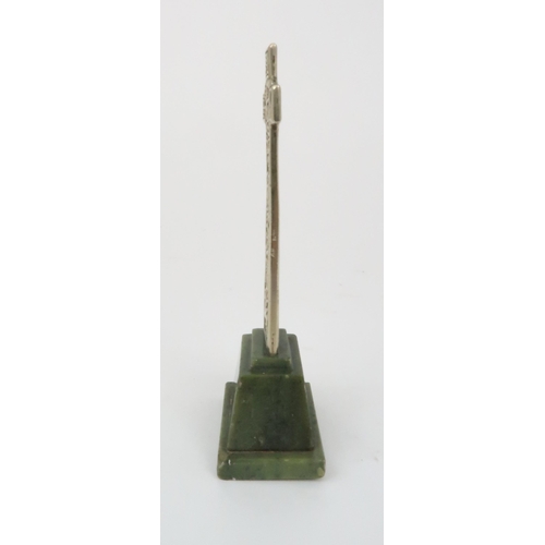 356 - *WITHDRAWN* AN ALEXANDER RITCHIE SILVERED MODEL OF MACKINNON'S CROSS  IONA