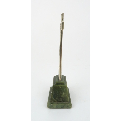 356 - *WITHDRAWN* AN ALEXANDER RITCHIE SILVERED MODEL OF MACKINNON'S CROSS  IONA