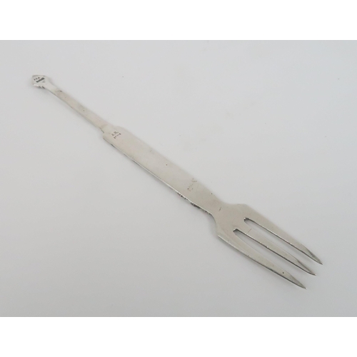 358 - A ALEXANDER RITCHIE SILVER PICKLE FORK