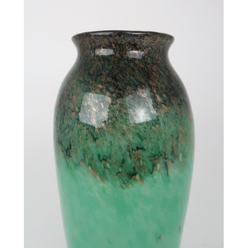 370 - A 1930'S MONART  GLASS VASE