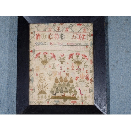 497 - A WILLIAM IV SAMPLER BY HELEN GLASGOW