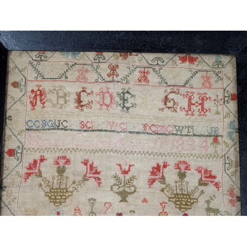 497 - A WILLIAM IV SAMPLER BY HELEN GLASGOW