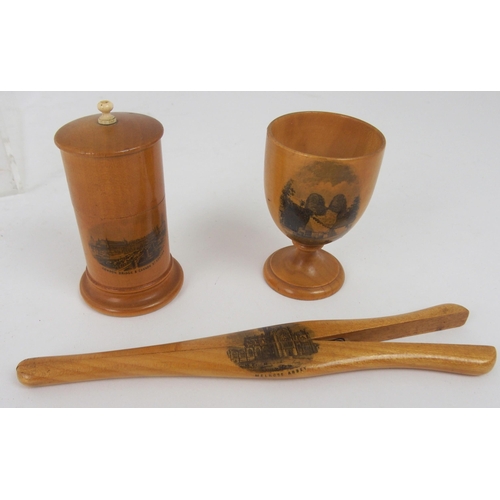 517 - TEN VARIOUS MAUCHLINE WARE ITEMS