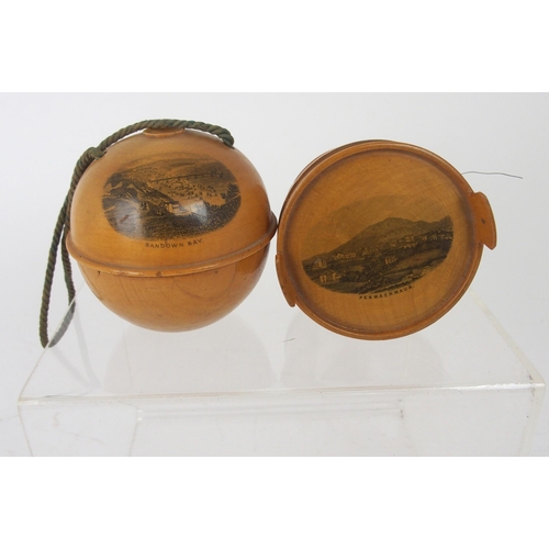 517 - TEN VARIOUS MAUCHLINE WARE ITEMS