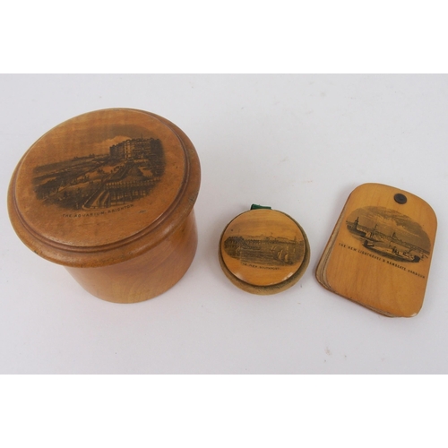 518 - ELEVEN VARIOUS MAUCHLINE WARE ITEMS