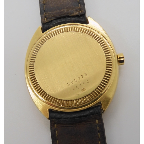 871 - AN 18CT GOLD BAUME & MERCIER QUARTZ GENTS WATCH