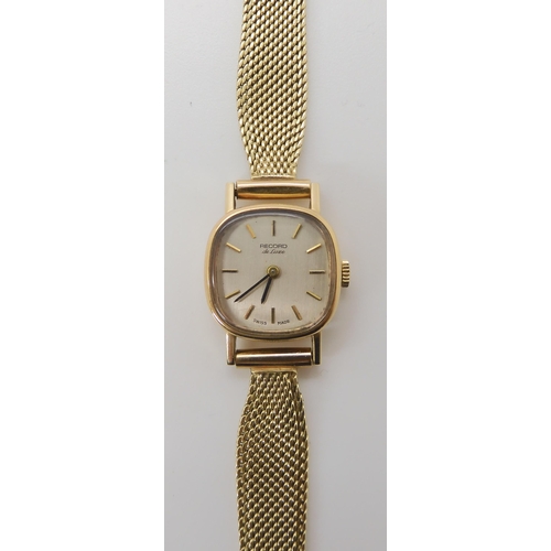 880B - A 9CT and 14K GOLD LADIES RECORD DE LUXE