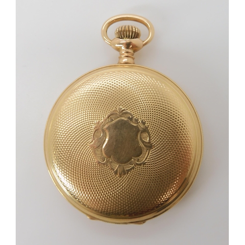 885 - A 14K GOLD WALTHAM FOB WATCH