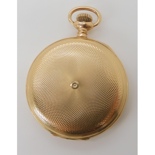 885 - A 14K GOLD WALTHAM FOB WATCH