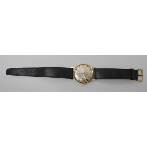 896 - A 9CT GOLD BENTIMA STAR WRISTWATCH