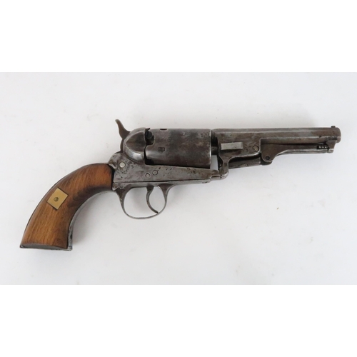 963 - A CONTINENTAL COLT BREVETE MUZZLE LOADING PERCUSSION CAP & BALL .32 CALIBER REVOLVER