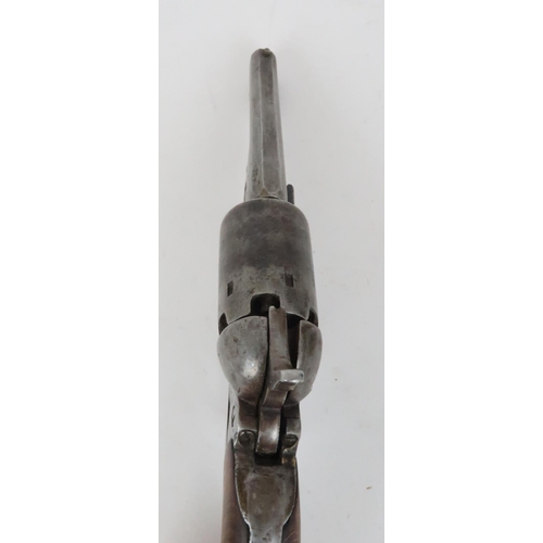 963 - A CONTINENTAL COLT BREVETE MUZZLE LOADING PERCUSSION CAP & BALL .32 CALIBER REVOLVER