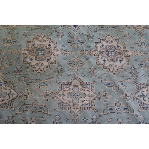 110 - LARGE GREEN GROUND EASTERN RUG