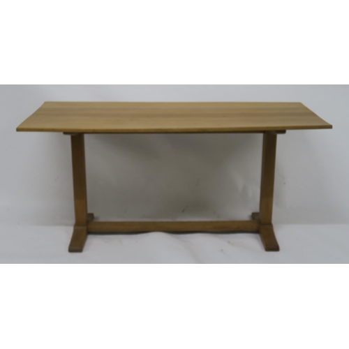 147 - EARLY 20TH CENTURY AMBROSE HEAL FOR HEAL & SON LONDON OAK ARTS & CRAFTS REFECTORY TABLE