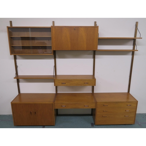 156 - MID 20TH CENTURY POUL CADOVIUS MODULAR SHELVING SYSTEM