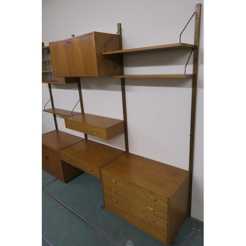 156 - MID 20TH CENTURY POUL CADOVIUS MODULAR SHELVING SYSTEM