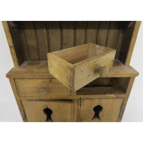 65 - A MARQUETRY HANGING CUTLERY BOX